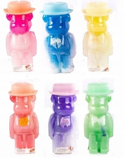 

Slime glut Miś duży masa sensoryczna brokatowa mix