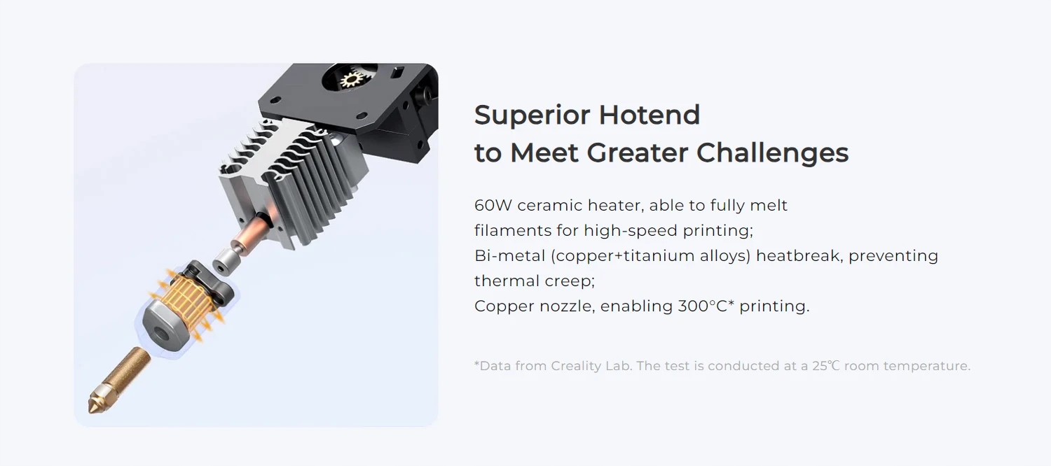 Creality Ender 3 V3 KE 3D Printer, 500mm/s High-Speed Printing, Print –  Yoopai 3D