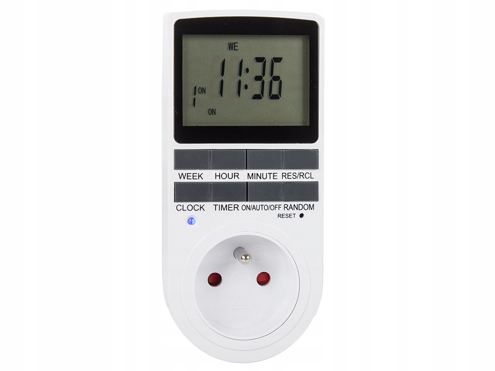 PROGRAMATOR CZASOWY WYŁĄCZNIK WŁĄCZNIK LCD CYFROWY EAN (GTIN) 5907451332559