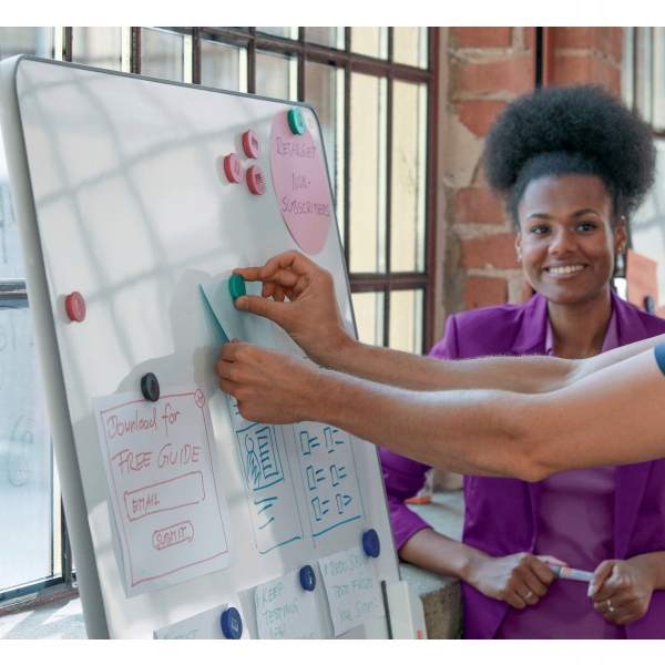 Kolorowe magnesy tablic magnetycznych 32mm - 10szt EAN (GTIN) 5028252611268