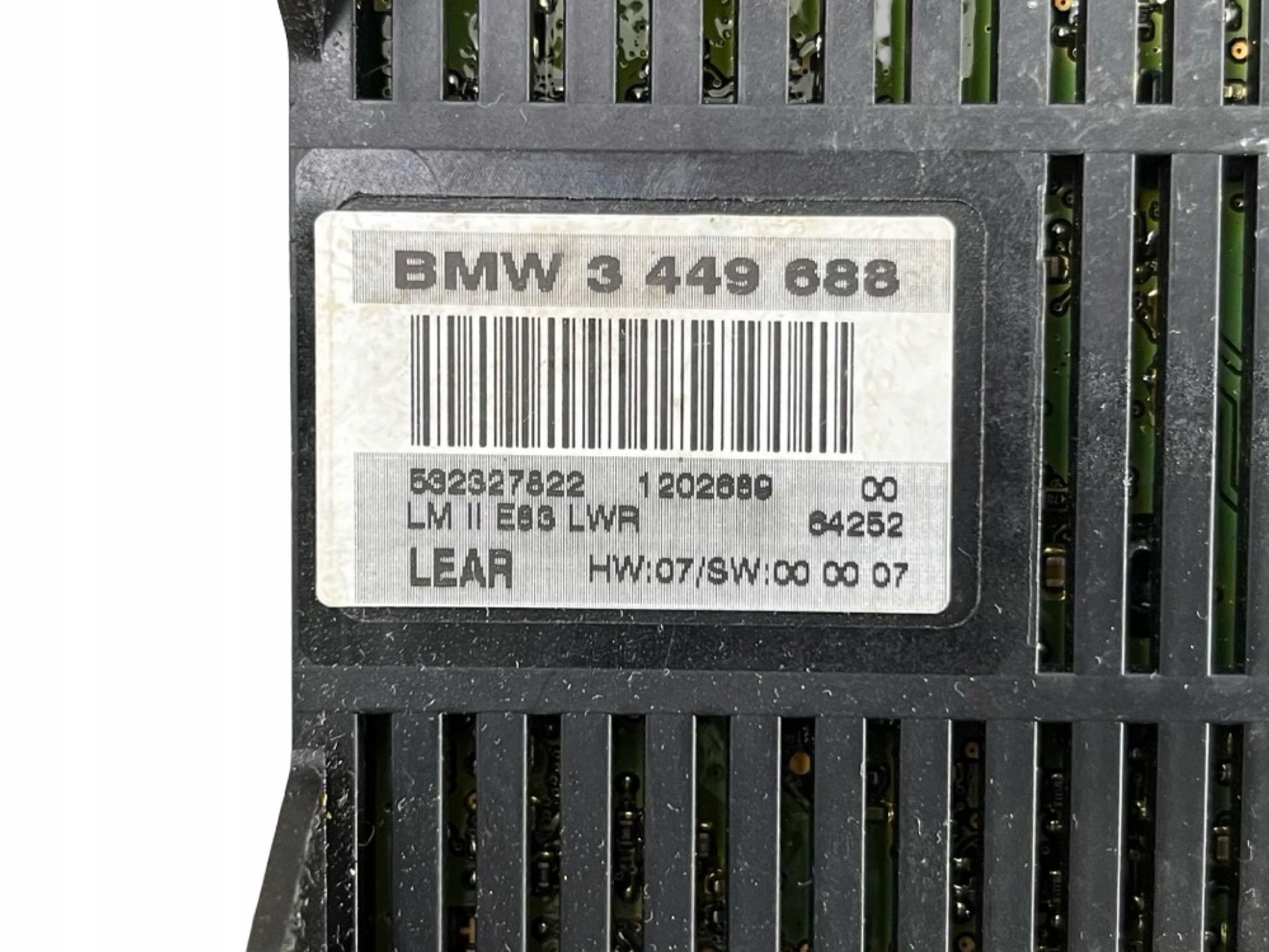 Bedienteil Leuchten BMW X3 E83 facelift 2006 3449688