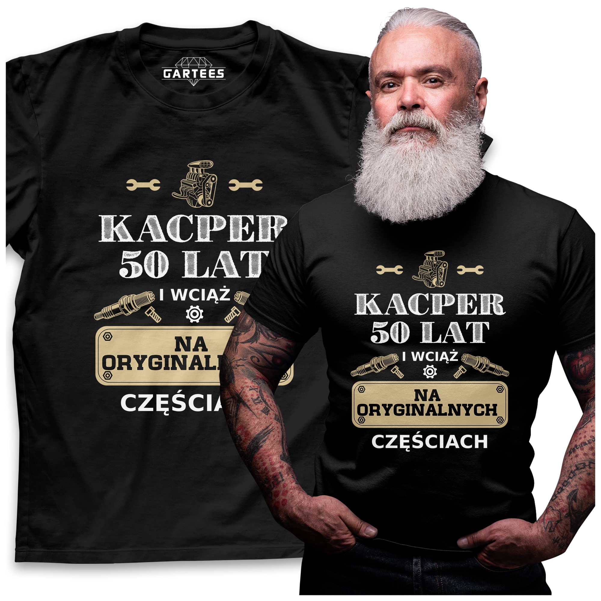 

Koszulka Męska Personalizowany Wiek Imię Urodziny