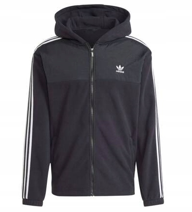 Pánská mikina sportovní mikina s kapucí Adidas IZ4802 černá vel. M
