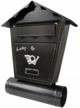 Poštová Schránka S Poštovým Denníkom, Grafitová Na Noviny