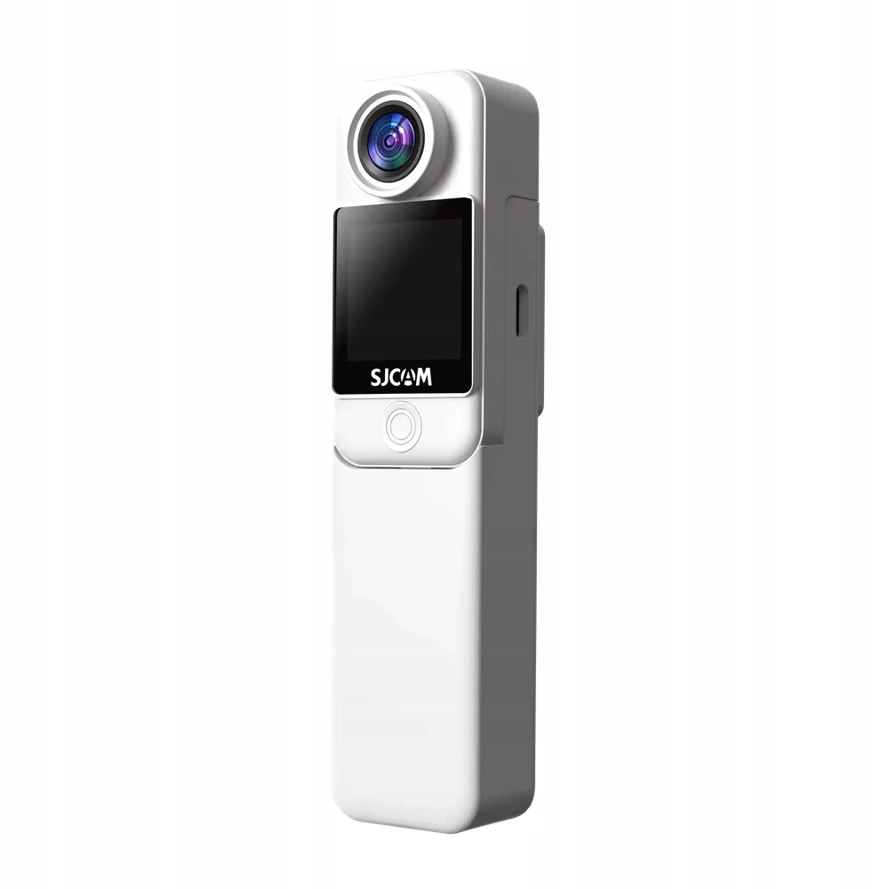 Mini športová kamera Sjcam C400 Otočiteľný diaľkový displej WiFi White 4K 7h