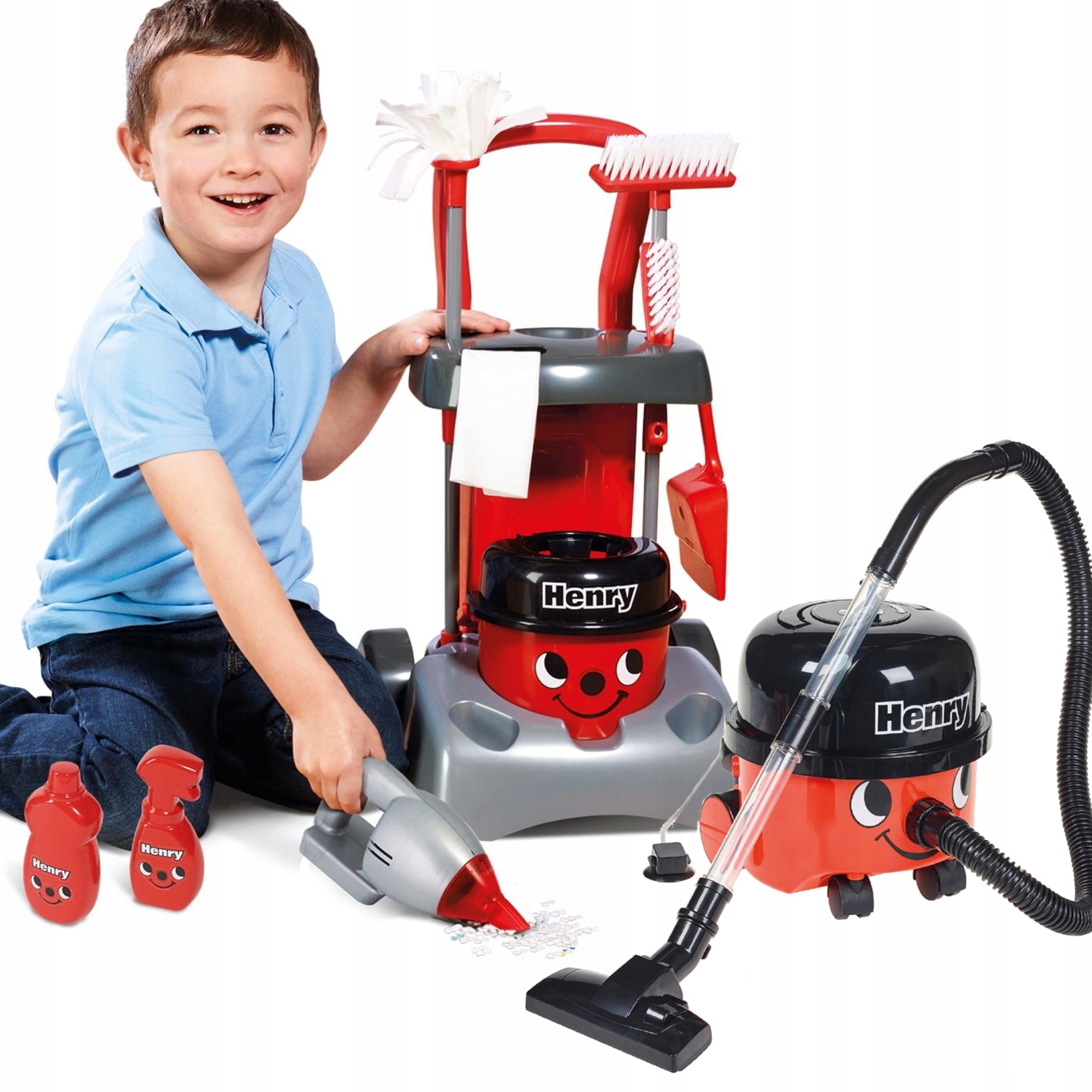 

Wózek Do Sprzątania Henry Mop Wiaderko+odkurzacz