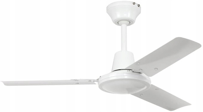 Wentylator sufitowy Tristar II Biały 90cm Wydajny wiatrak przemysłowy