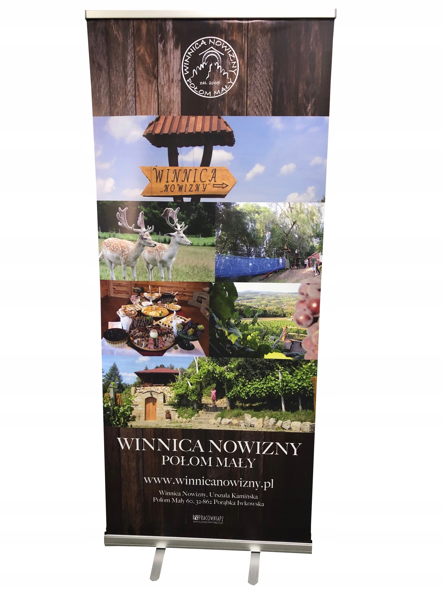 ROLL UP TWIN 85x200cm STABILNY WYSOKA JAKOŚĆ Waga produktu z opakowaniem jednostkowym 3.2 kg