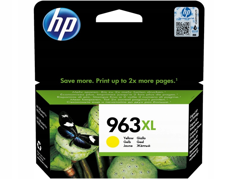 Hp Tusz 963XL High Yield Yellow Org Ink Crtg