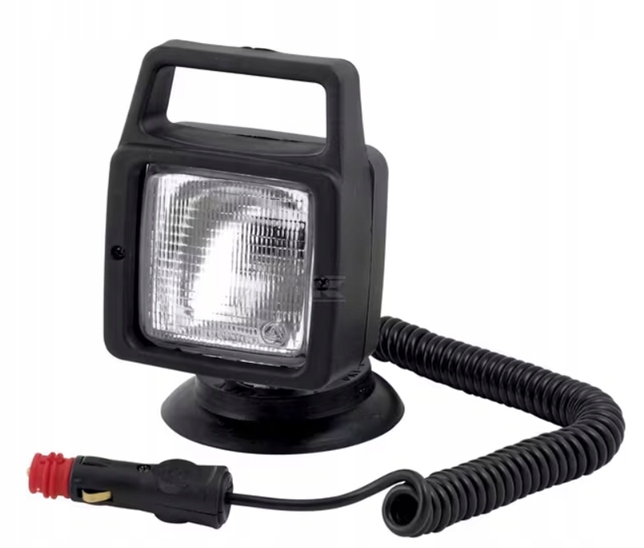 Čtvercová Pracovní Lampa L12/24V, Na Magnet 110x110x175 mm Ajba