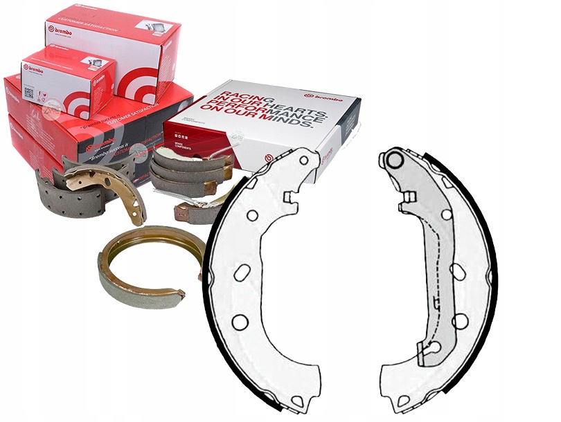 Brzdové Čelisti Ford Tourneo Connect Transit Con