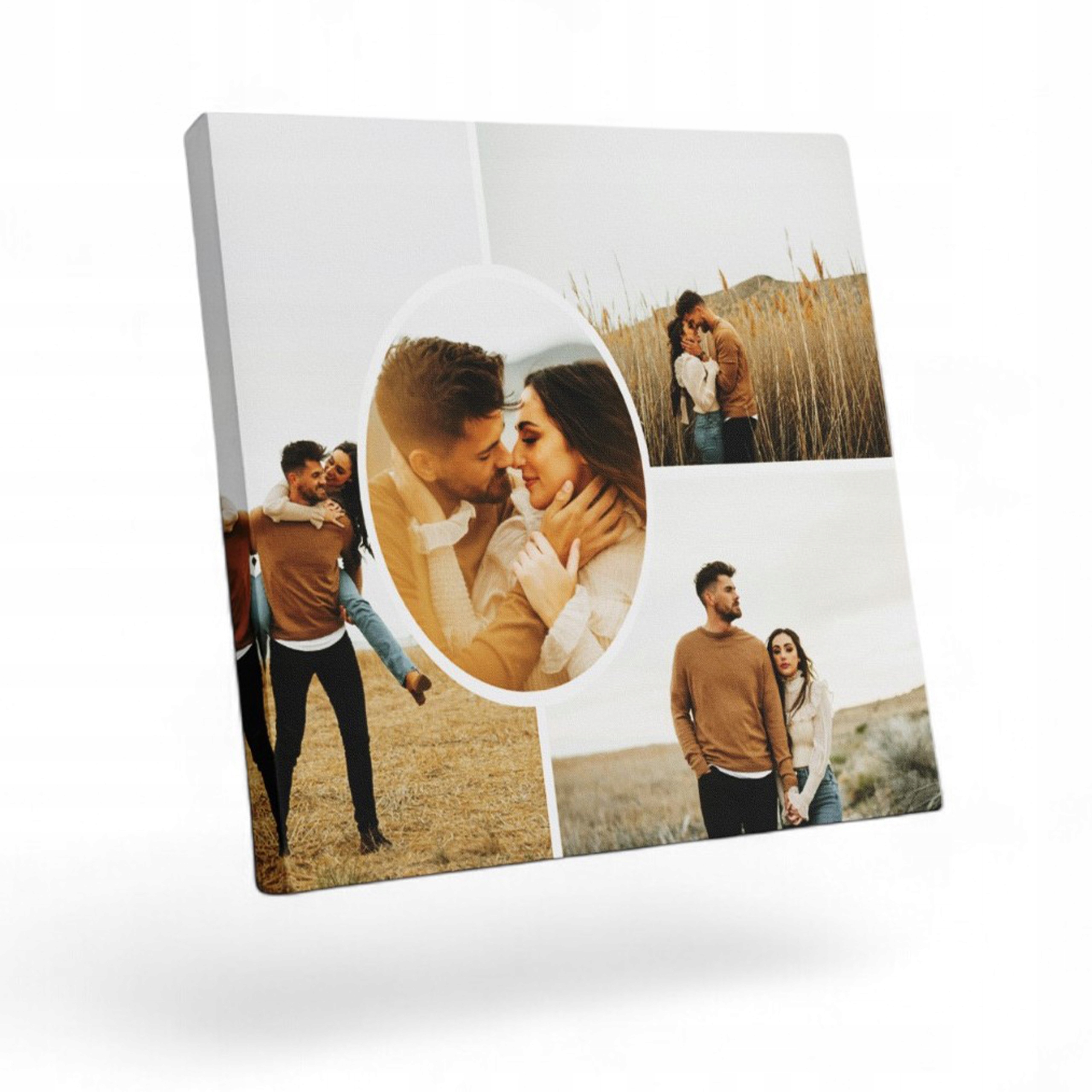 FOTO-obraz na plátně Vaše fotografie 100x100 Koláž Kreator Vzor Ze 4 Fotografií