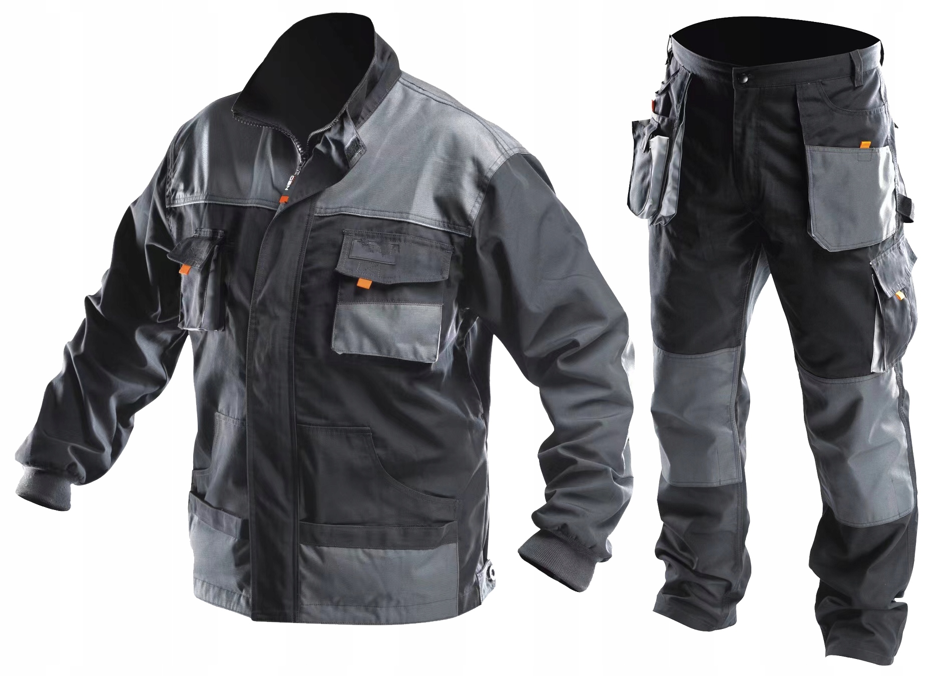 Ubranie Robocze Ochronne Męskie Spodnie Do Pasa i Bluza Ochronna Bhp r.62