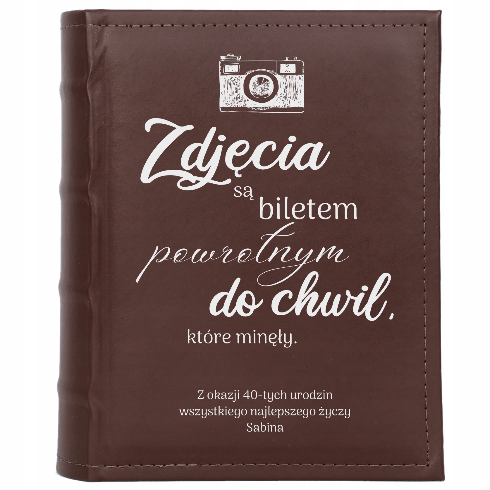 Urodzinowy Album Na Zdjęcia 10x15 300 Nadruk 18 30 40 50 60 70 80