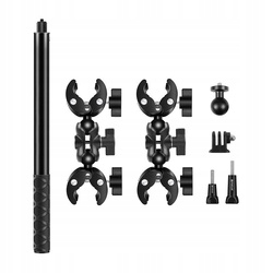 Puluz PU495B Sada upevňovacích prvků s Invisible selfie tyčí 150 cm pro Insta360