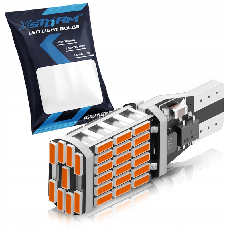 Żarówka Led W16W T15 Pomarańczowa Kierunkowskaz