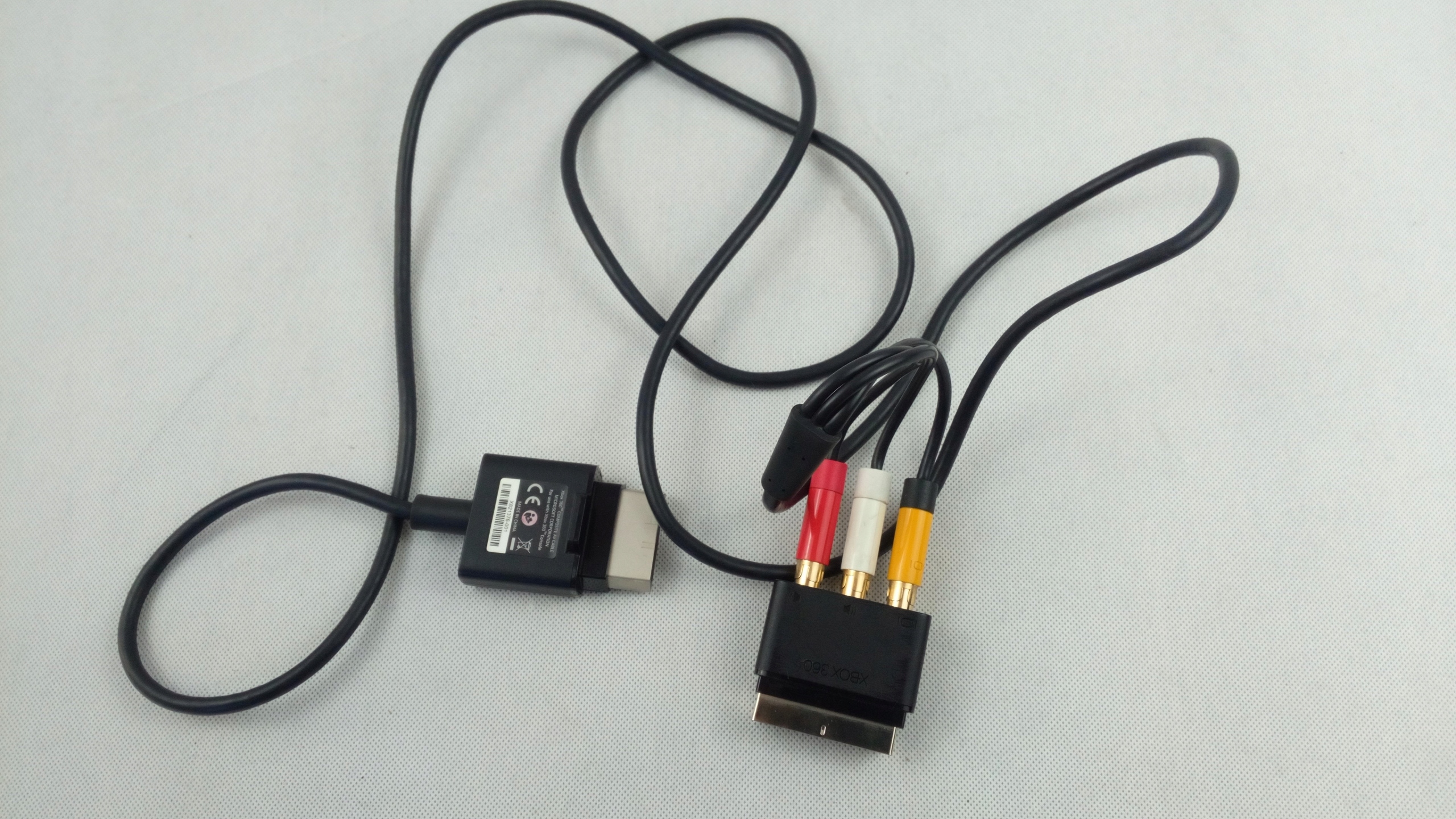 KABEL AV PRZEWÓD ORYGINALNY XBOX 360 COMPOSITE Kod producenta x821376-002
