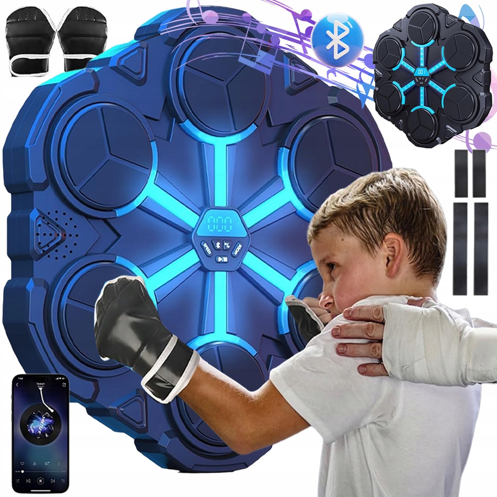 Bluetooth Music Elektronický Boxerský Stroj Pro Děti Dárek