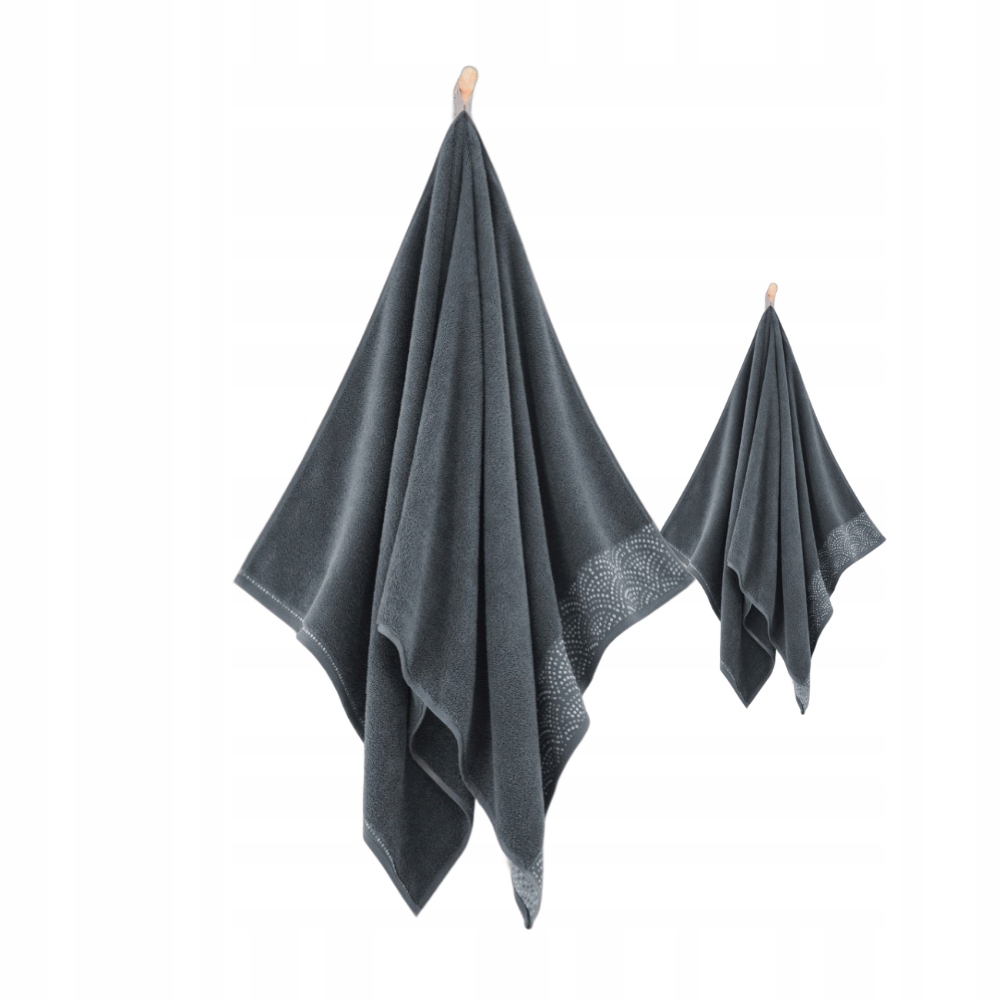 Zwoltex Ravenna sada ručníků osuška černá 50x90 70x140