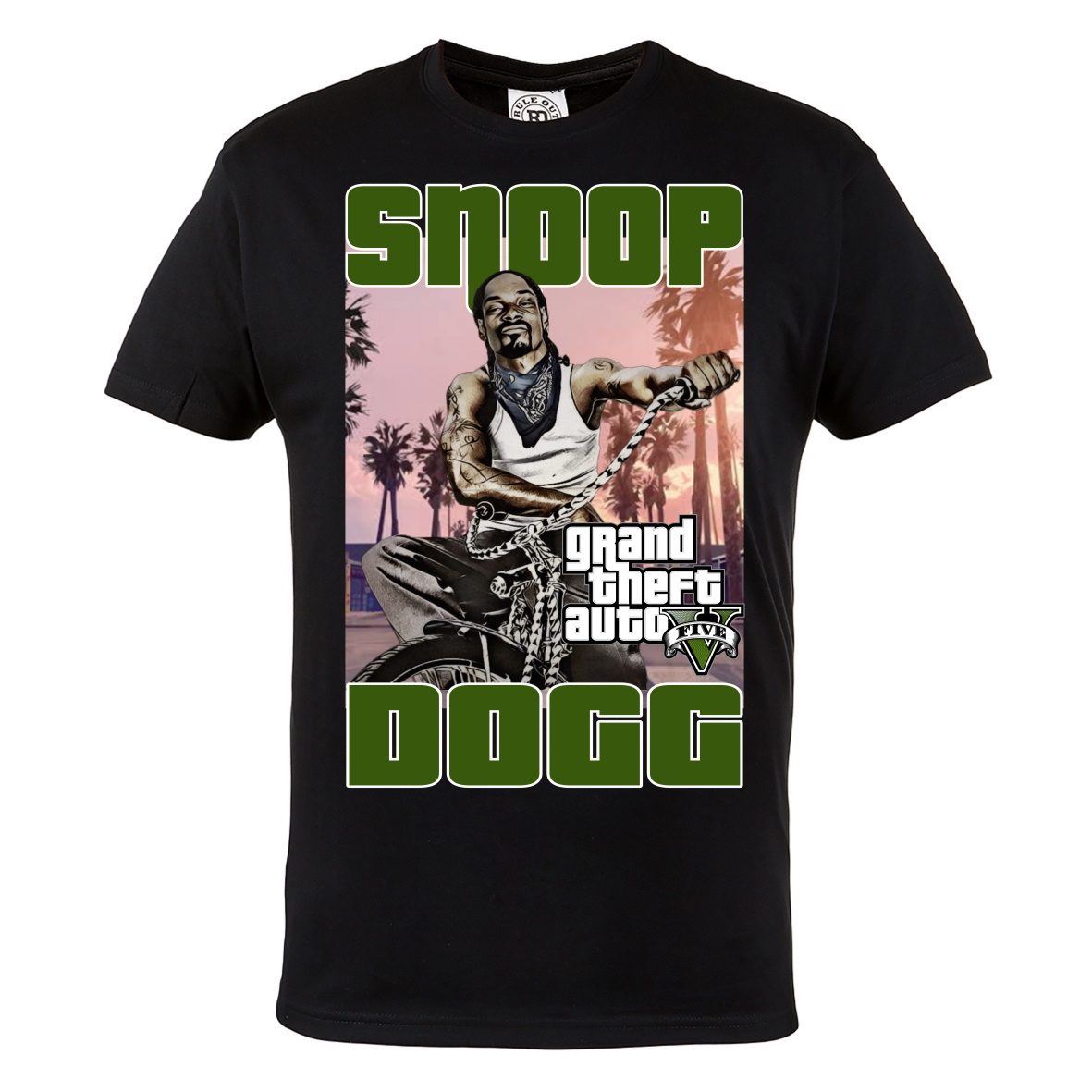 

Męska Koszulka Muzyczna Gta Snoop Dogg Gangsta Rap