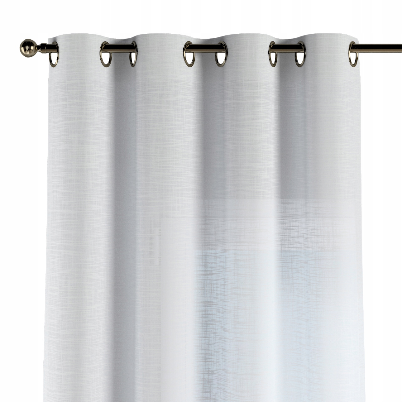 Záves na kolieskach 1 ks 130x245 cm biely