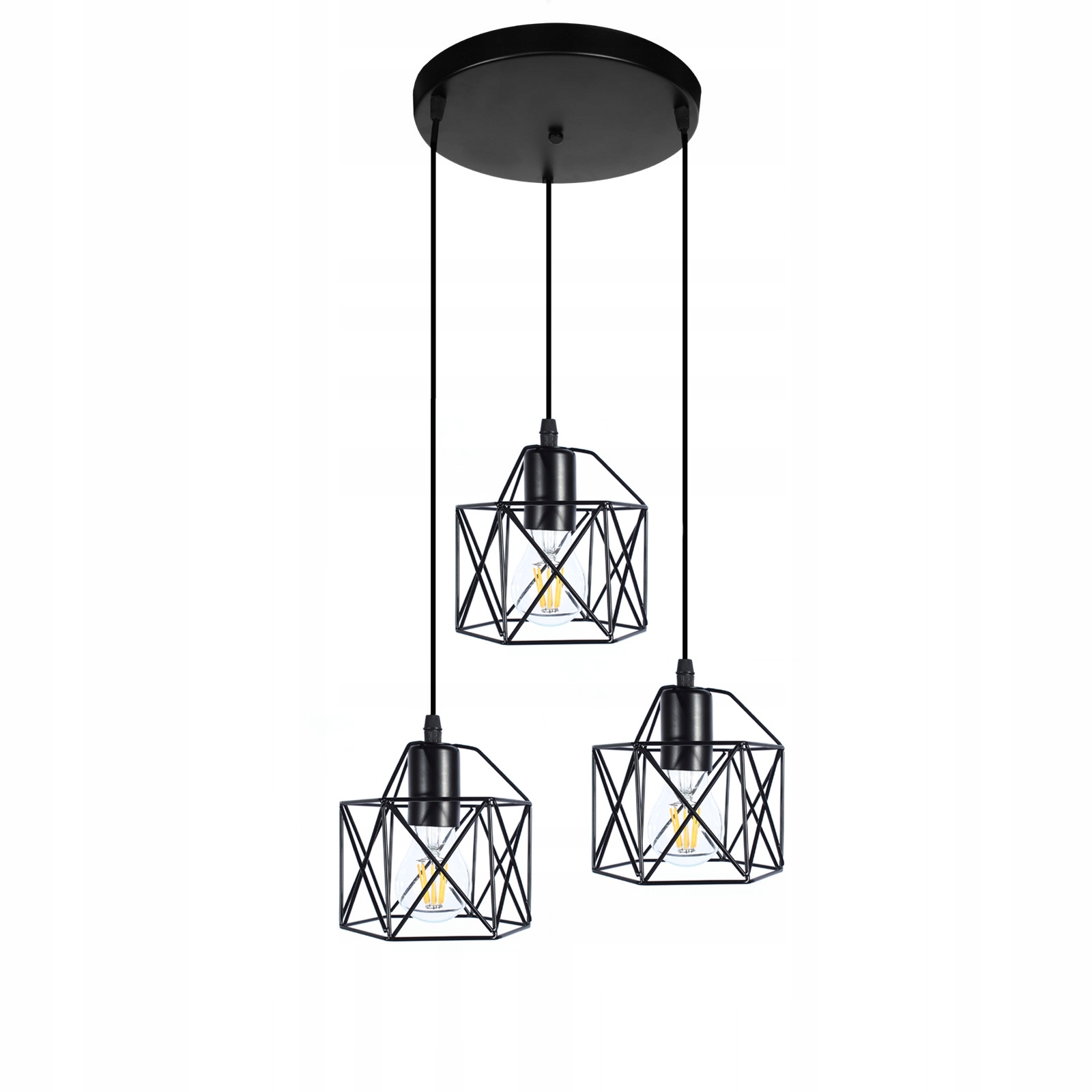 

Lampa Led Wisząca Sufit Brylant Loft Okrąg