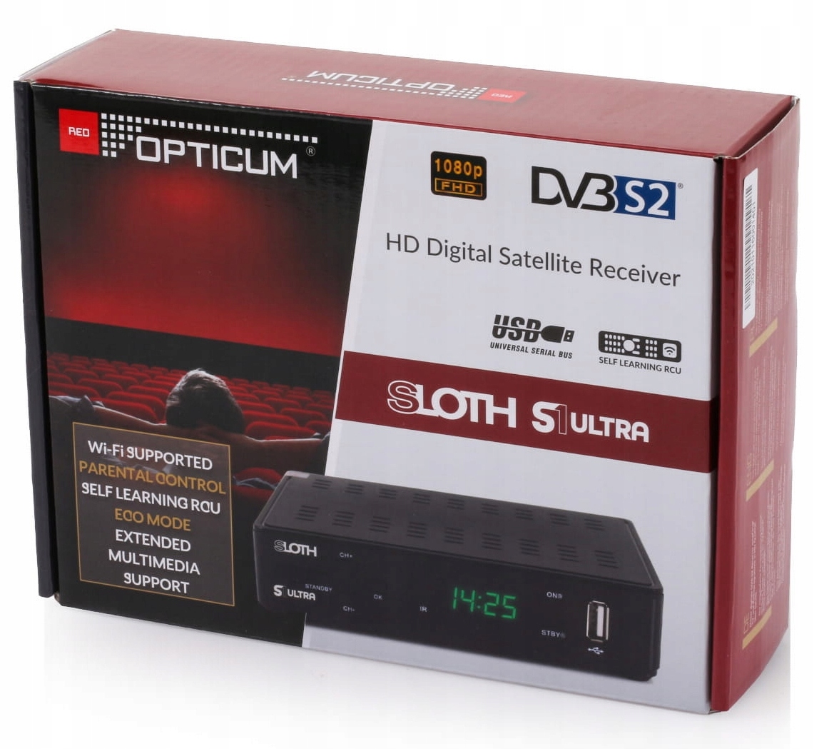 Tuner Dekoder Satelitarny DVB-S2 HD Conax SAT USB Full HD tak