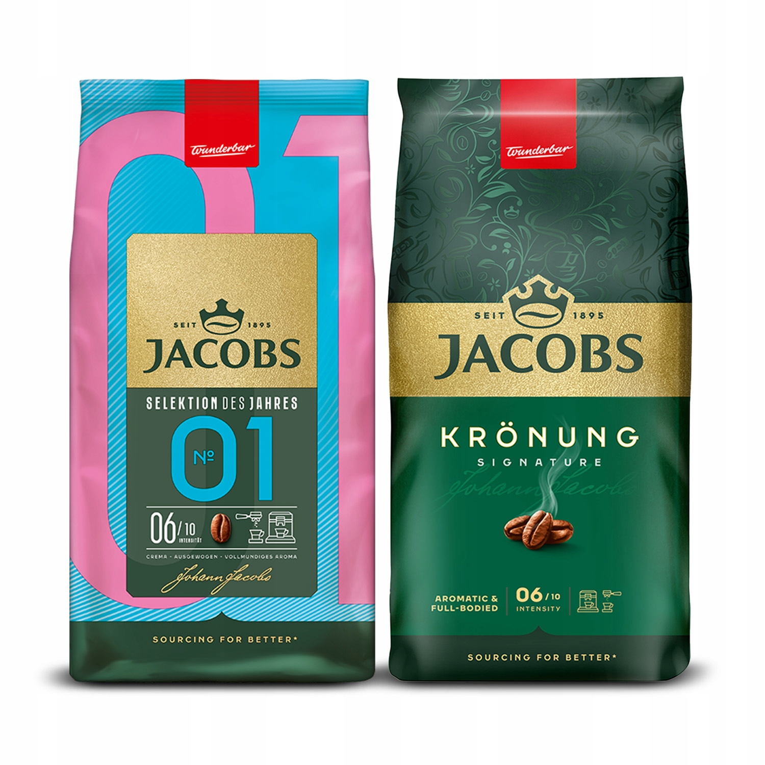 Kawa ziarnista Jacobs Kronung, Selection of the Year No.1, 2x 1kg
