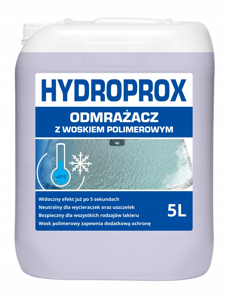 ODMRAŻACZ DO SZYB Z WOSKIEM POLIMEROWYM HYDROPROX -40°C 5L