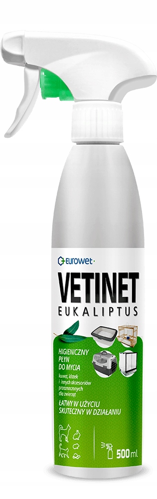 

Eurowet Vetinet Płyn do mycia kuwet klatek 500ml