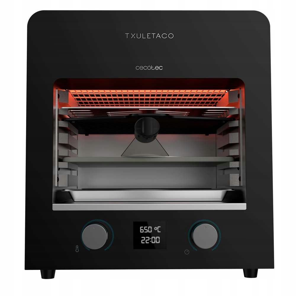 Cecotec Grill Mini Piekarnik Elektryczny Txuletaco 8000 Inferno Czarny