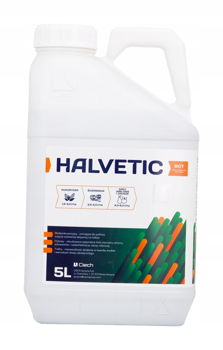 

Halvetic 180 Sl (glifosat) 5L na wszystkie chwasty