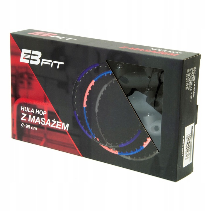 HULA HOP ODCHUDZAJĄCE Z WYPUSTKAMI 98CM EB FIT Cechy dodatkowe składane