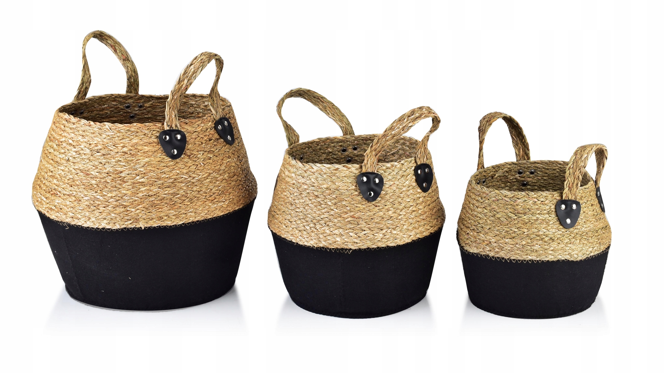 Bali Komplet 3 Košov L30x38xh34 cm, M28x32xh28 cm, S