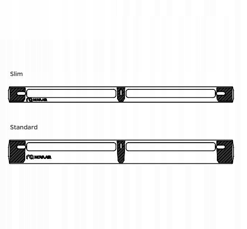 Filtr antysmogowy do nawiewnika okiennego NovaAir Kod producenta NovaAir 45,5 mm biały