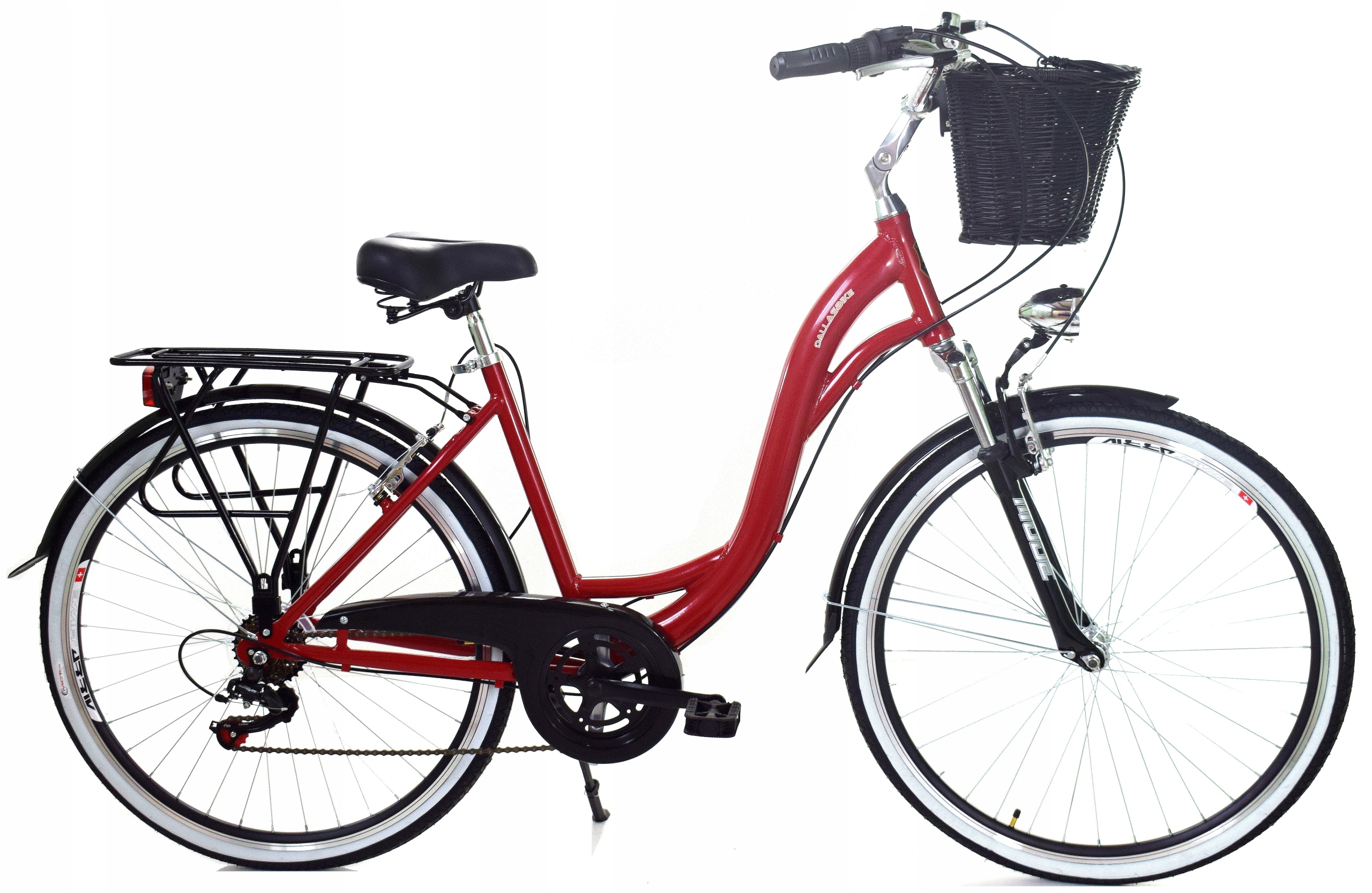 Rower miejski damski Dallas 28 Aluminiowy biegi