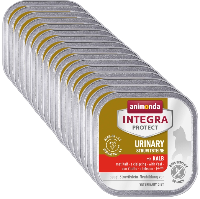 Levně Animonda Integra Urinary Struvite – Telecí maso s onemocněním močových cest 16x100 g