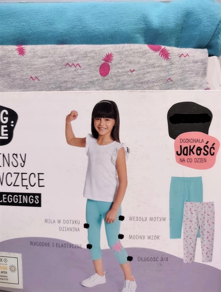 

Legginsy dziewczęce Young Style 98/104 2 szt.