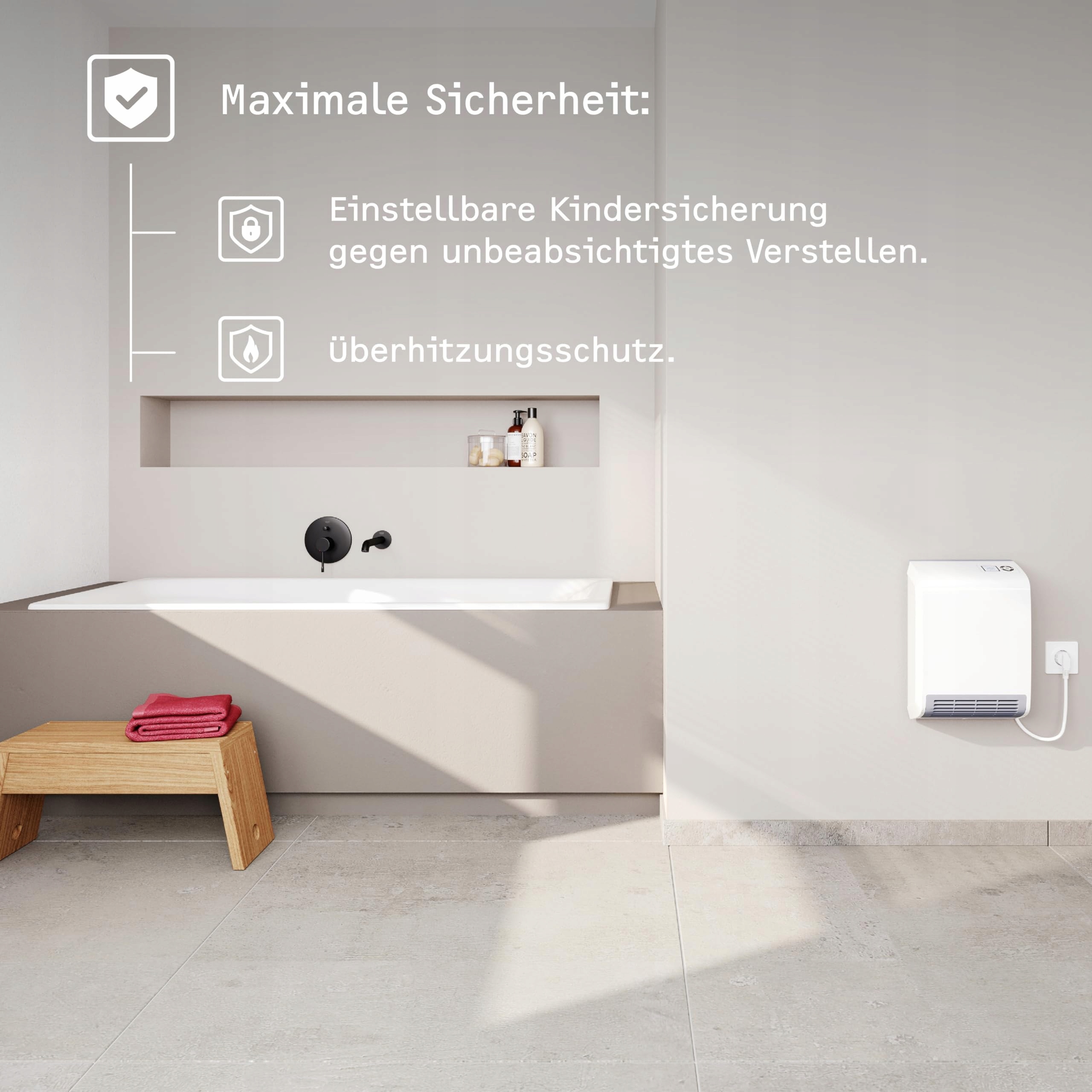STIEBEL ELTRON CK 20 Trend LCD 2kW Energooszczędny Grzejnik Elektryczny — miniatura 4
