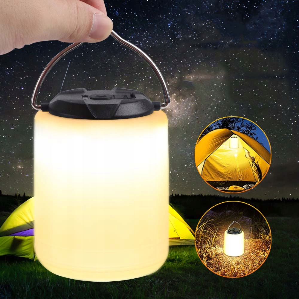 LAMPA KEMPINGOWA TURYSTYCZNA LATARNIA AKUMULATOR Marka inna marka