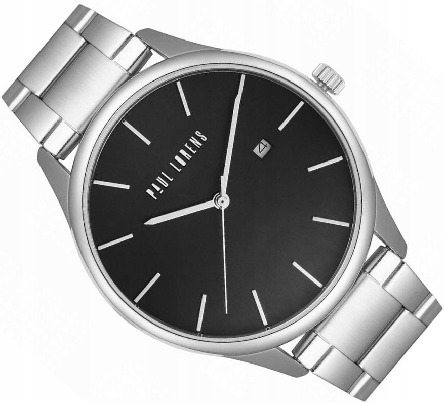 Klasické Pánské Hodinky S Datumovkou Paul Lorens PL1273B-1C1 Box 44 mm