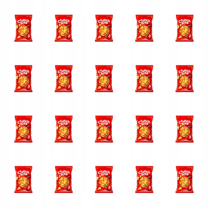 Křupavé Bramborové chipsy s paprikovou příchutí 140 g X20