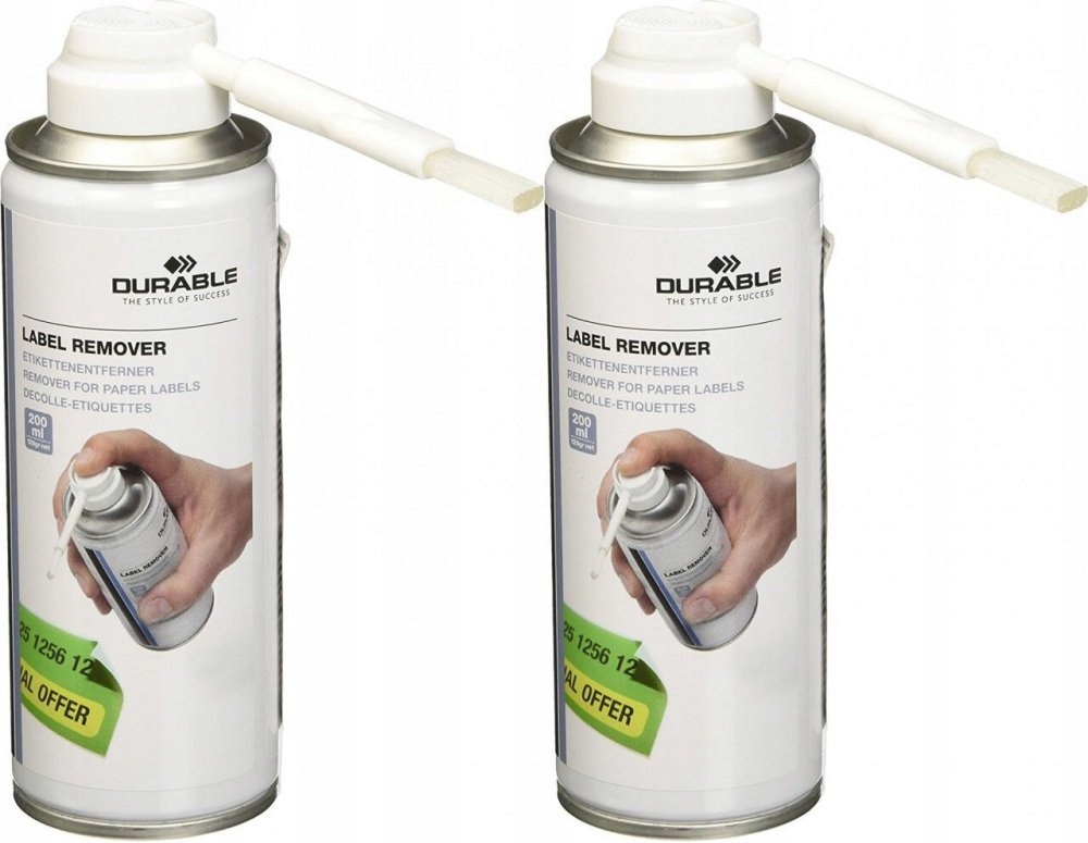 Płyn do usuwania etykiet SKUTECZNY Durable x2