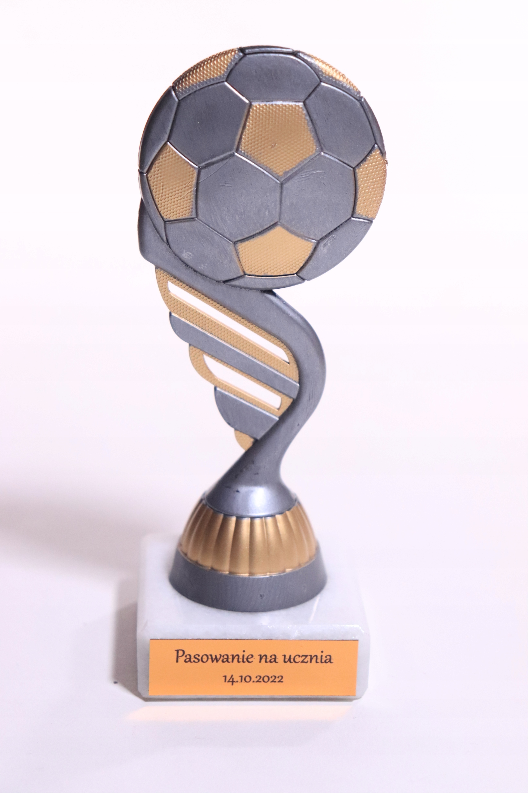 

Statuetka figurka piłka nożna 15cm+nadruk