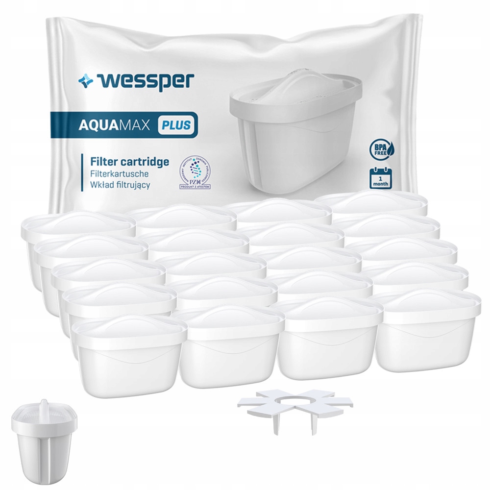 

Wessper Aquamax Plus Filtry Wody Do Dzbanka Brita