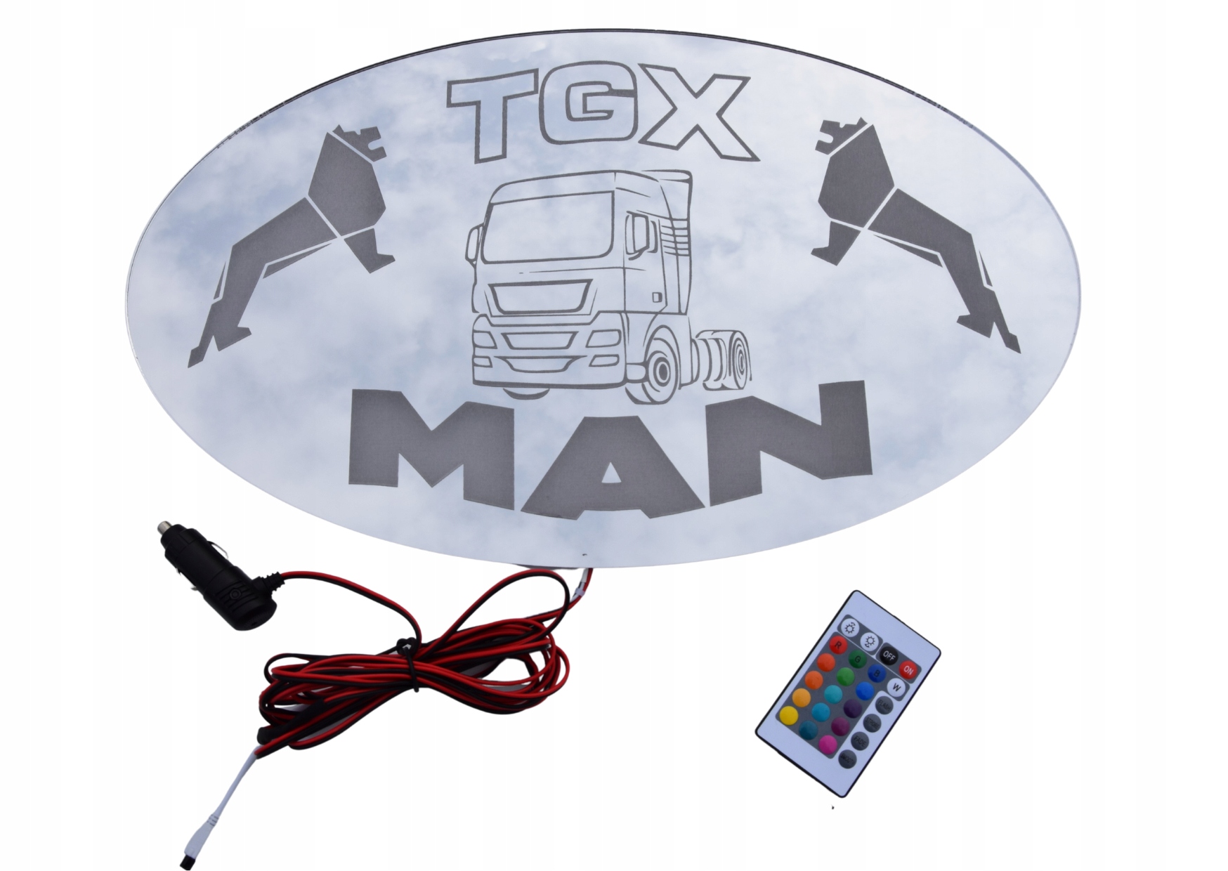 Lustro LED RGB MAN TIR