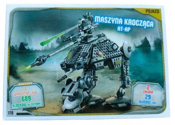 Karta Lego Star Wars Seria 2 Numer 178