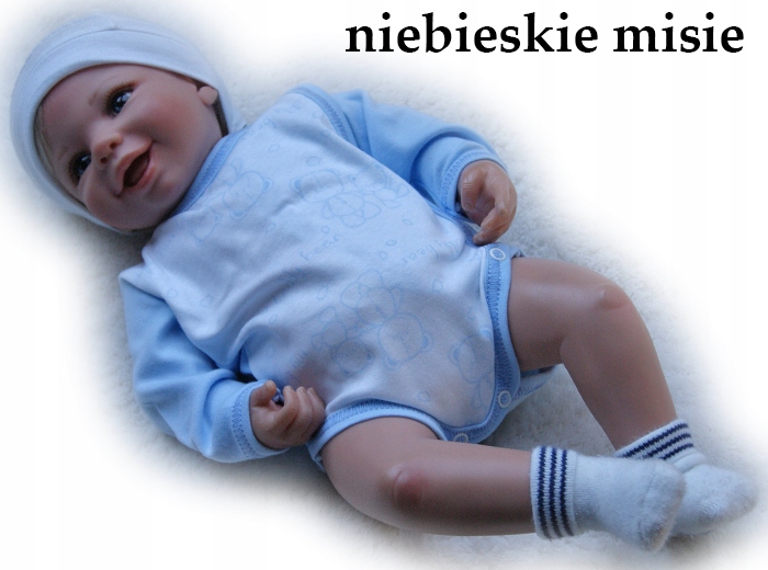 

Body kopertowe pajacyk długi rękaw 68 bawełniane