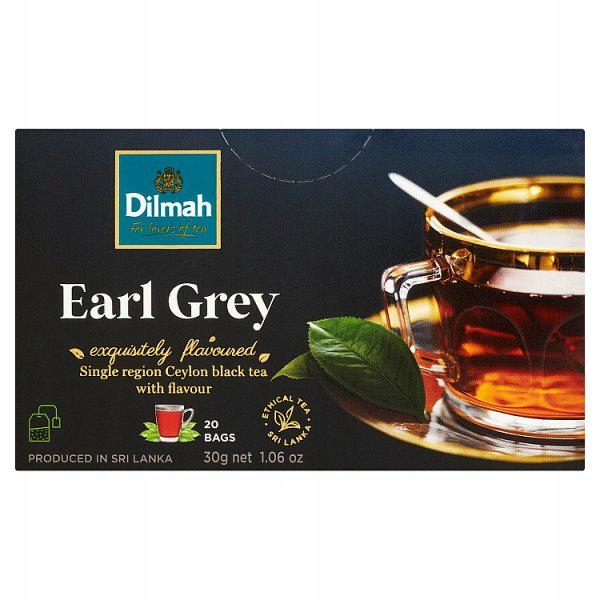 12 Sztuk Dilmah Herbata Earl Grey 20TB