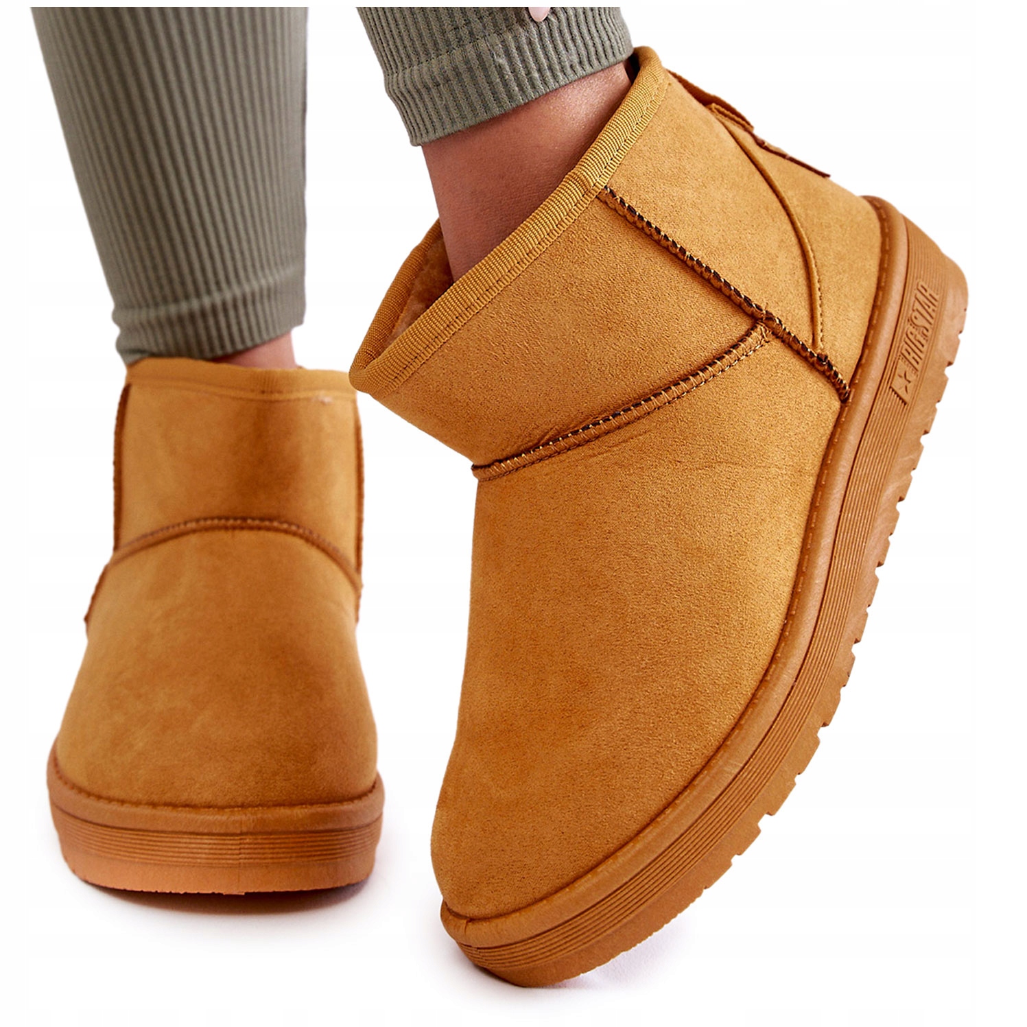 OCIEPLANE ŚNIEGOWCE BIG STAR KK274289 BRĄZOWE 38